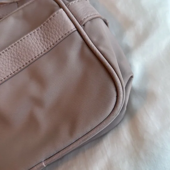 Camera bag- pink nylon and leather - Picture 2 of 5